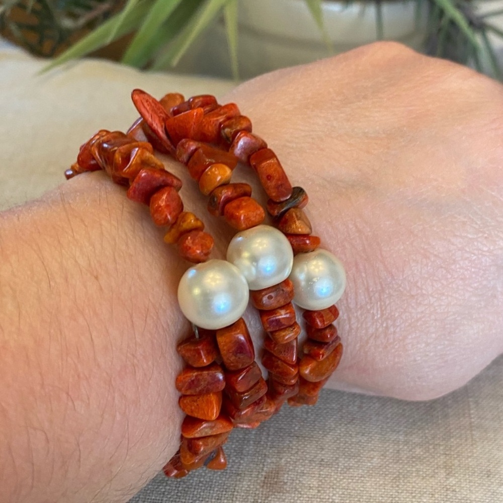 Handmade pebble bracelets-2 - Picture 8 of 11